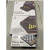 Image 1 : 2 SETS OF CHINESE CHECKERS WITH WOODEN BOARD & TRAVEL MAGNETIC CHESS SET