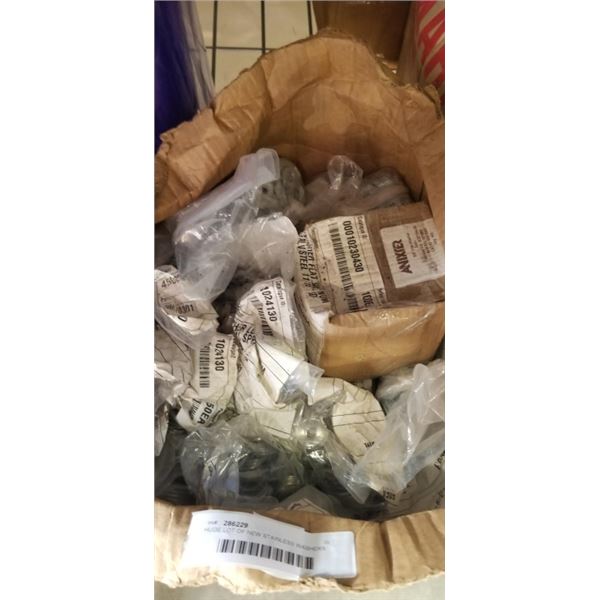 HUGE LOT OF NEW STAINLESS WASHERS