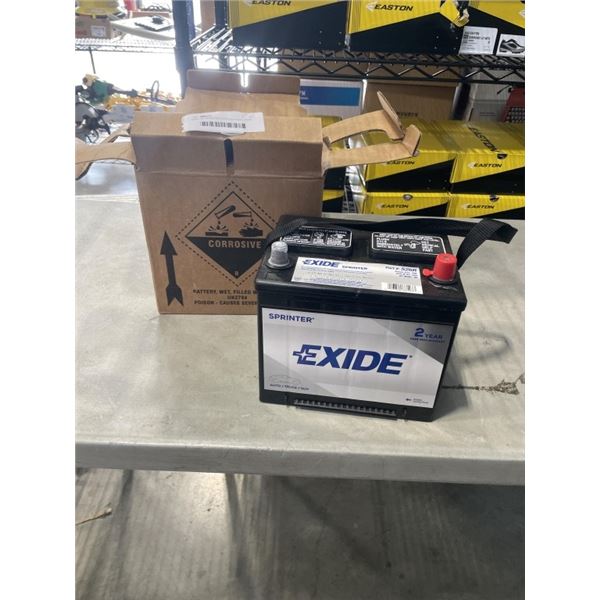 NEW 12V SPRINTER EXIDE BATTERY, PART # S26R
