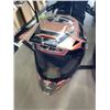 Image 5 : SIZE 8 MOTORCROSS BOOTS AND 3 HELMETS
