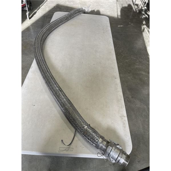STAINLESS STEEL DISCHARGE HOSE 2" BY 8'