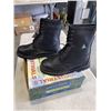 Image 3 : NEW DAFO MODE STEEL TOES SAFTEY BOOTS BLACK SIZE MENS 11