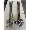 Image 3 : LARGE ASSORTMENT OF IRONS, GOLD BALLS, AND GLOVES