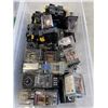 Image 2 : 4 TOTES OF VINTAGE ELECTRICAL REPAIR, TESTING, CONTACT ETC