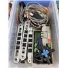Image 4 : 4 TOTES OF VINTAGE ELECTRICAL REPAIR, TESTING, CONTACT ETC