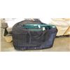 Image 1 : FAULKNER GREEN PADDED RECLINER PATIO CHAIR IN BAG