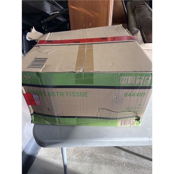 CASE OF PREMIUM BATHROOM TISSUE, WHITE 2 PLY, 12 ROLL SOF 1000FT