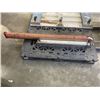 Image 1 : 32 INCH ALUMINUM HYDRAULIC CYLINDR AND 58 INCH RED METAL HYDRAULIC