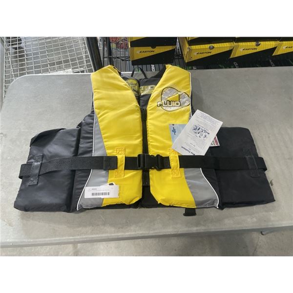 NEW FLUID LIFE JACKET SIZE 2XL/3XL