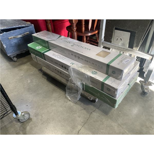 5 BOXES OD WOODLAND LAMINATE FLOORING, 20SQFT PER BOX