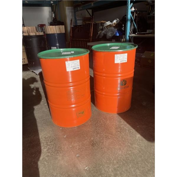 2 CITROFRUIT  FOOD GRADE DRUMS