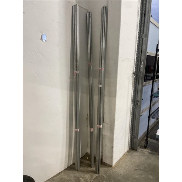 3 BUNDLES EMT ELECTRICAL CONDUIT - APPROX 8FT TALL, 16PCS