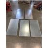 Image 1 : 5 -18 X 36 GALVANIZED SHELVES