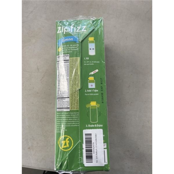 2 BOXES ZIPFIZZ LIMON 20 TUBES PER BOX