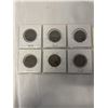 Image 2 : 6 CANADIAN LARGE CENTS QUEEN VICTORIA, KING EDWARD VII AND KING GEORGE V