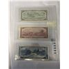 Image 2 : 3 - 1954 CANADIAN BILLS $1, $2, $5 QUEEN ELIZABETH II