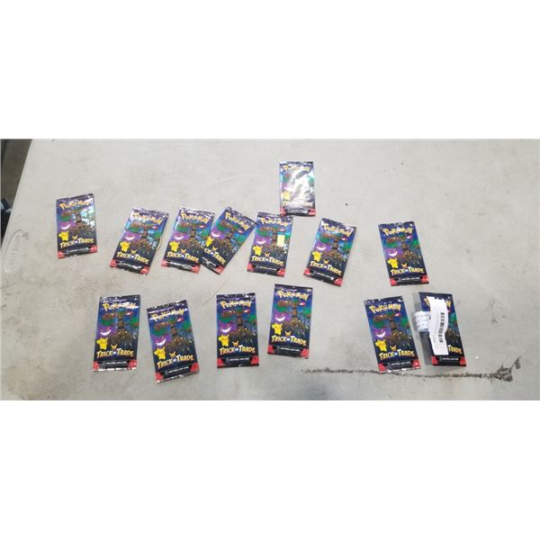 14 PACKS OF NEW POKEMON TRICK O TREAT BOOSTER PACKS