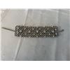 Image 1 : HEAVY VINTAGE SILVER METAL W/ SPARKLING RHINESTONES LINKS BRACELET WRIST SIZE 8-10" MARKED ALDO