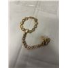 Image 1 : GOLD PLATED BRACELET W/ MATCHING RING ATTATCHED