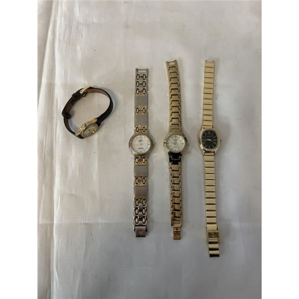 4 LADIES WATCHES