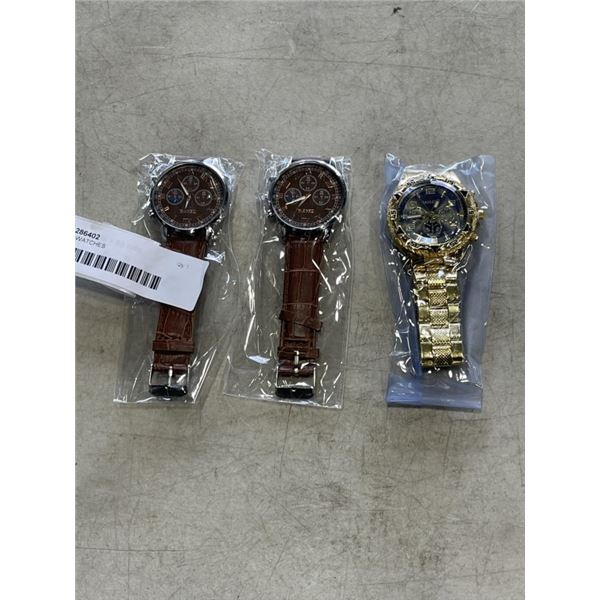 3 NEW WATCHES