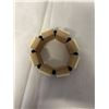 Image 2 : HAND CRAFTED, HAND PAINTED BONE/ WOOD BRACELET