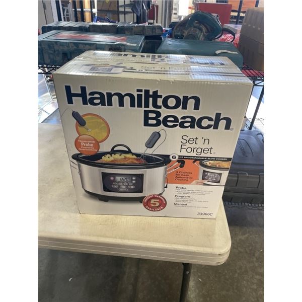 HAMILTON BEACH SET N' FORGET SLOW COOKER