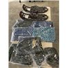 Image 1 : 7 NEW PAJAMA SETS AND PAIR OF SNOW SHOE FRAMES