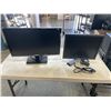 Image 1 : LOT OF 2 MONITORS DELL AND PHILLIPS