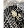 Image 2 : AS NEW HEAVY DUTY 200FT INDOOR OUTDOOR 3 WIRE GROUNDED ELECTRICAL CORD, BLACK 16AWG