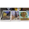 Image 4 : VAN GOGH POSTER BOOK AND 2 NATIVE PRINTS