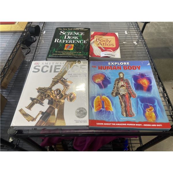 ASSORTED HUMAN ANATOMY AND BODY BOOKS