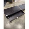 Image 3 : 2PC BLACK MODERN LOW MEDIA CABINET
