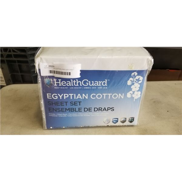 NEW EGYPTIAN COTTON KING SIZE SHEET SET