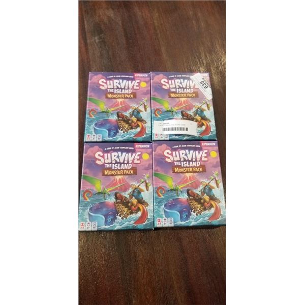 4 NEW SURVIVE THE ISLAND GAME EXPANSION PACK