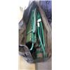 Image 1 : FAULKNER GREEN PADDED RECLINER PATIO CHAIR IN BAG