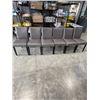 Image 4 : WOOD DINGING TABLE W/ 6 GREY DINING CHAIRS