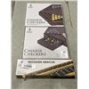 Image 1 : 2 SETS OF CHINESE CHECKERS WITH WOODEN BOARD & WOODEN ABACUS GAME