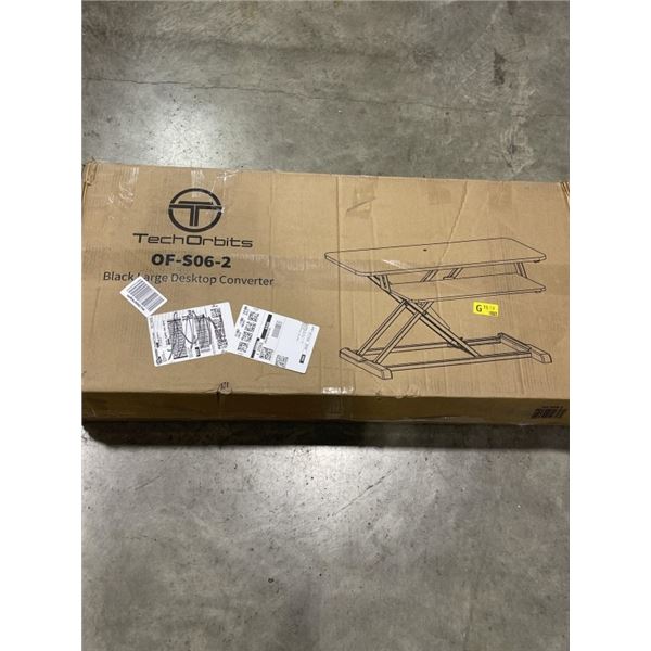 TECHORBITS BLACK LARGE DESK TOP CONVERTER