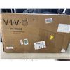 Image 2 : VIVO BLACK WALL MOUNTED METAL PEGBOARD & VIVO LOW PROFILE TILTING TV WALL MOUNT