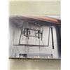 Image 4 : VIVO BLACK WALL MOUNTED METAL PEGBOARD & VIVO LOW PROFILE TILTING TV WALL MOUNT