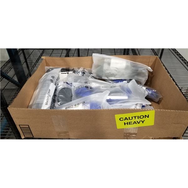 LOT OF VARIOUS WATER SHOES AND WET BAGS