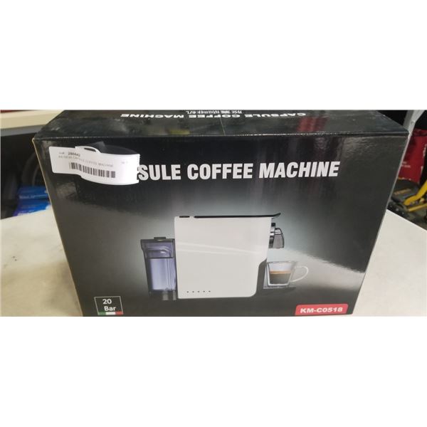 AS NEW CAPSULE COFFEE MACHINE