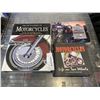 Image 1 : 2 HARD COVER MOTORCYCLE BOOKS AND HARLEY DAVIDSON BOOK