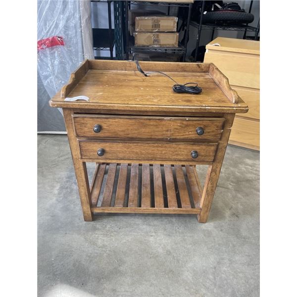 WRITING TABLE W/ POWER SUPPLY