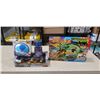 Image 1 : NEW KIDS TOYS - HOTWHEELS TRUCK, CAT METAL EQUIPTMENT MACHINES, SPHERE BALL, AND SOCCER BALL
