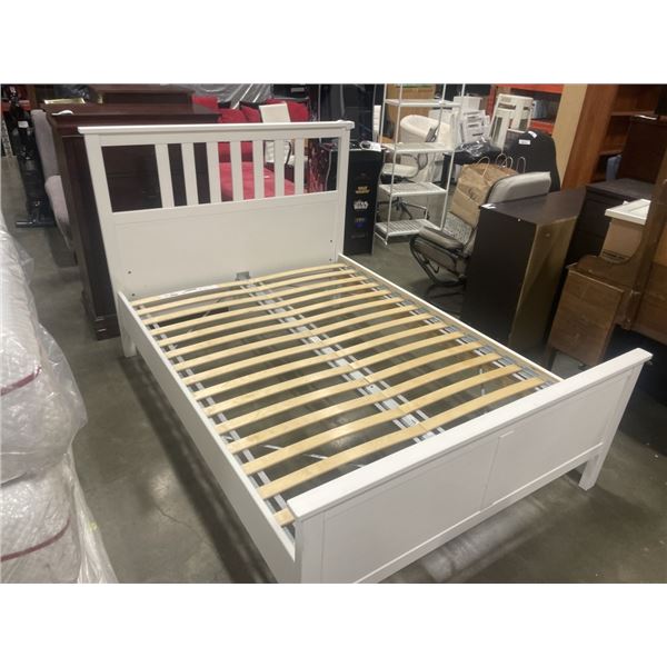 IKEA WHITE DOUBLE SIZE BEDFRAME AND MATTRESS