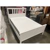 Image 3 : IKEA WHITE DOUBLE SIZE BEDFRAME AND MATTRESS