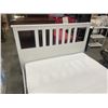 Image 6 : IKEA WHITE DOUBLE SIZE BEDFRAME AND MATTRESS