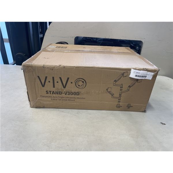 VIVO PNEUMATIC ARM TRIPLE ULTRAWIDE MONITOR EXTRA TALL DESK MOUNT